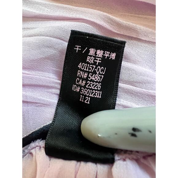 Victoria's Secret Lilac Purple Chiffon Babydoll Slip With Lace Cups - Picture 5 of 5
